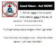 Click the photo to download a simple Gospel Tract