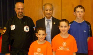 Grandmaster Park Jong Soo with the Dallmanns